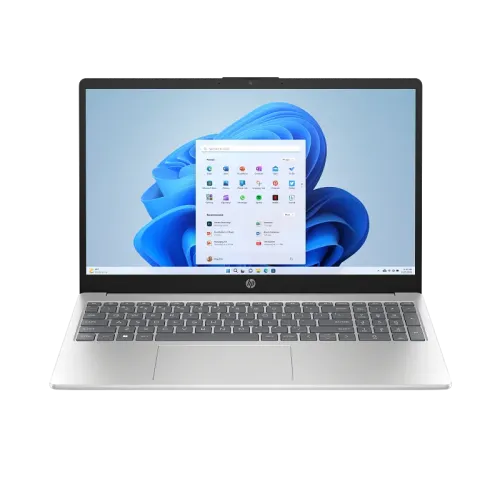HP 15-FD0250WM Core i5 1334U 8GB RAM 512GB SSD 15.6 Inch FHD Silver Laptop Battery & Adapter 1 Year