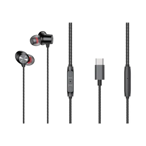 charg dm e67 type c wired earphone