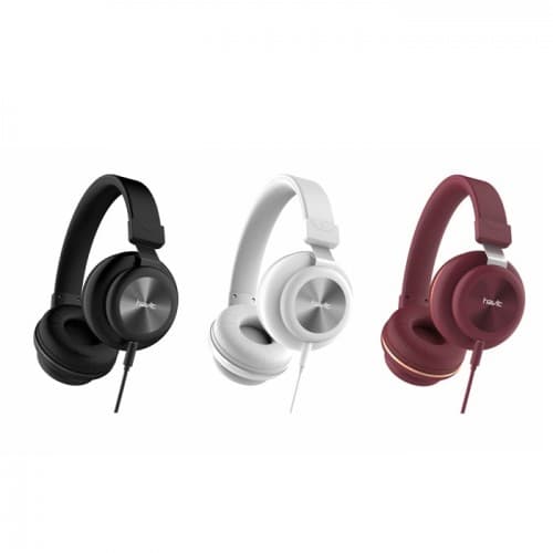 havit h2263d 35mm metal decoration single port headphone