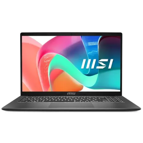msi modern 15 f13mg core i3 13th gen 156 fhd laptop platinum gray