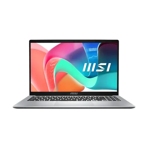 msi modern 15 f1mg core 5 120u ai optimized 156 fhd laptop urban silver