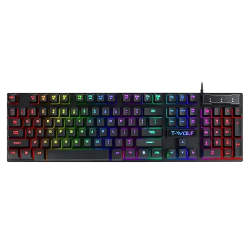 t wolf t20 wired rgb gaming keyboard