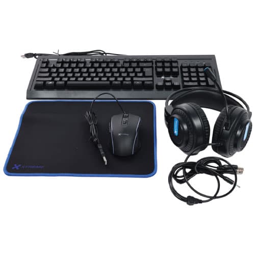 XTREME K502C RGB BACKLIT USB-BANGLA COMBO BLACK KEYBOARD, MOUSE, HEADPHONE